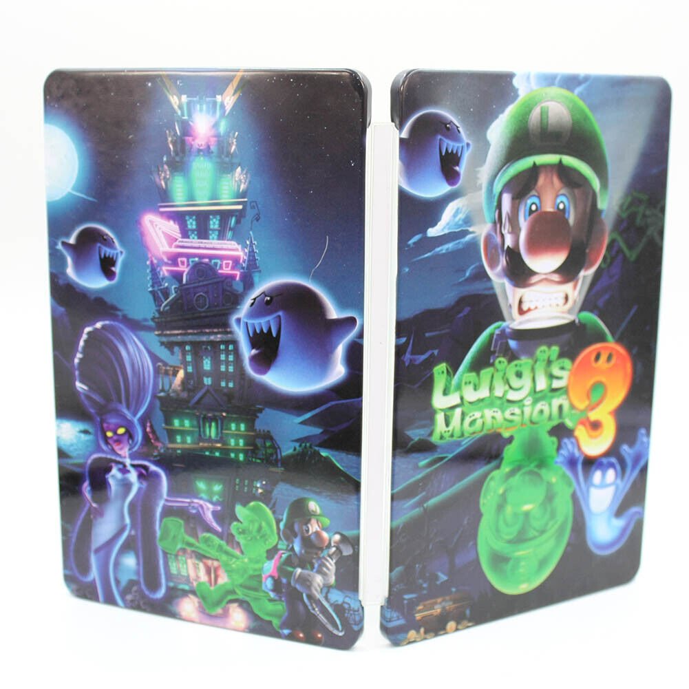 New Luigis Mansion 3 Limited Custom Made Steelbook For Switch NS