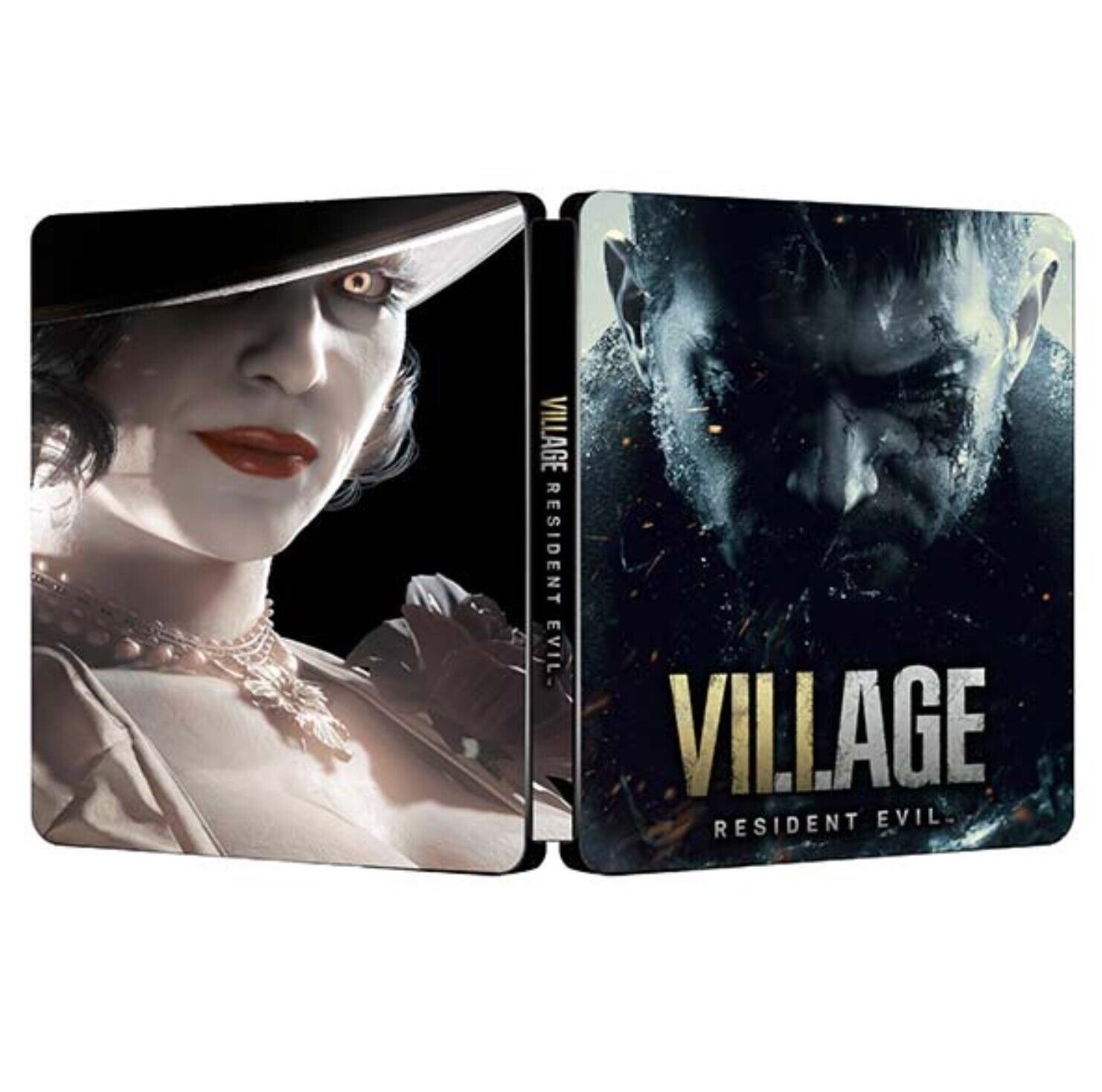 Resident Evil Village Custom Made Steelbook Case Only PS4/PS5/Xbox (No Game Disc