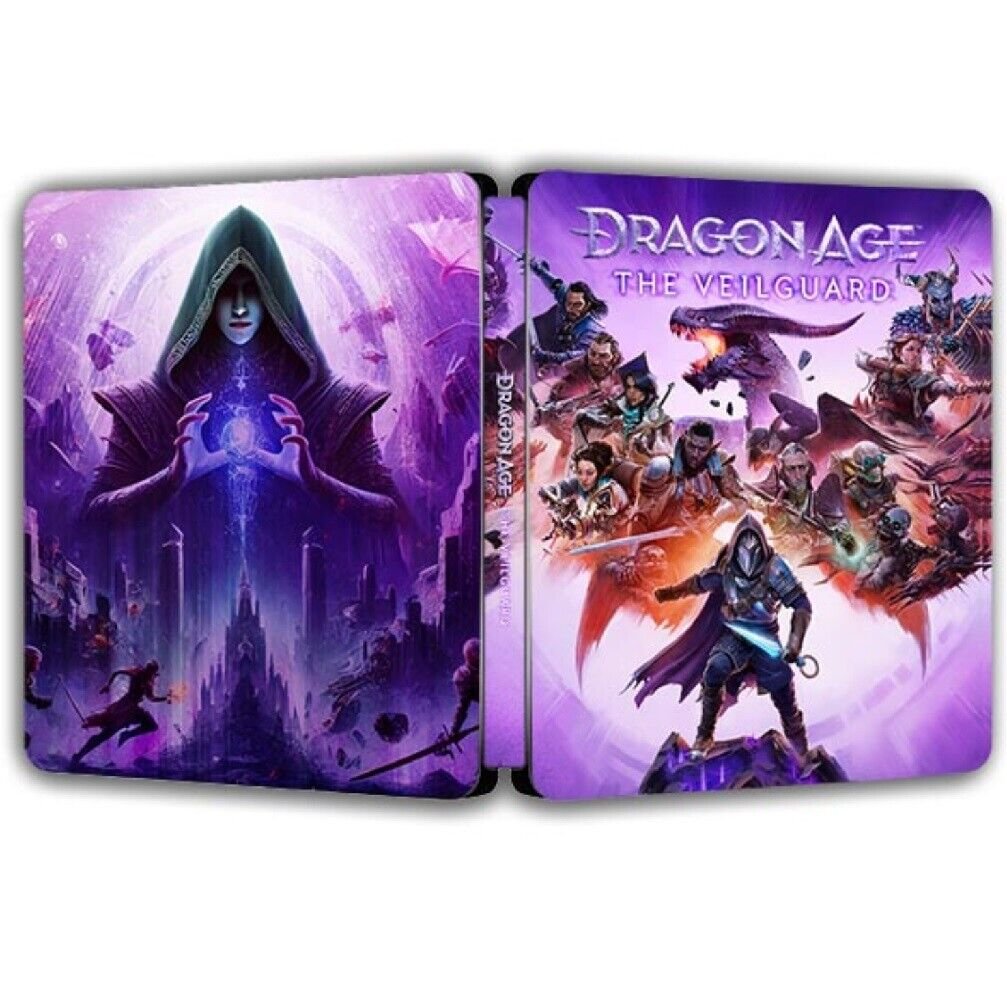 New Rare Limited Edition Dragon Age: The Veilguard Steelbook Case Custom Made