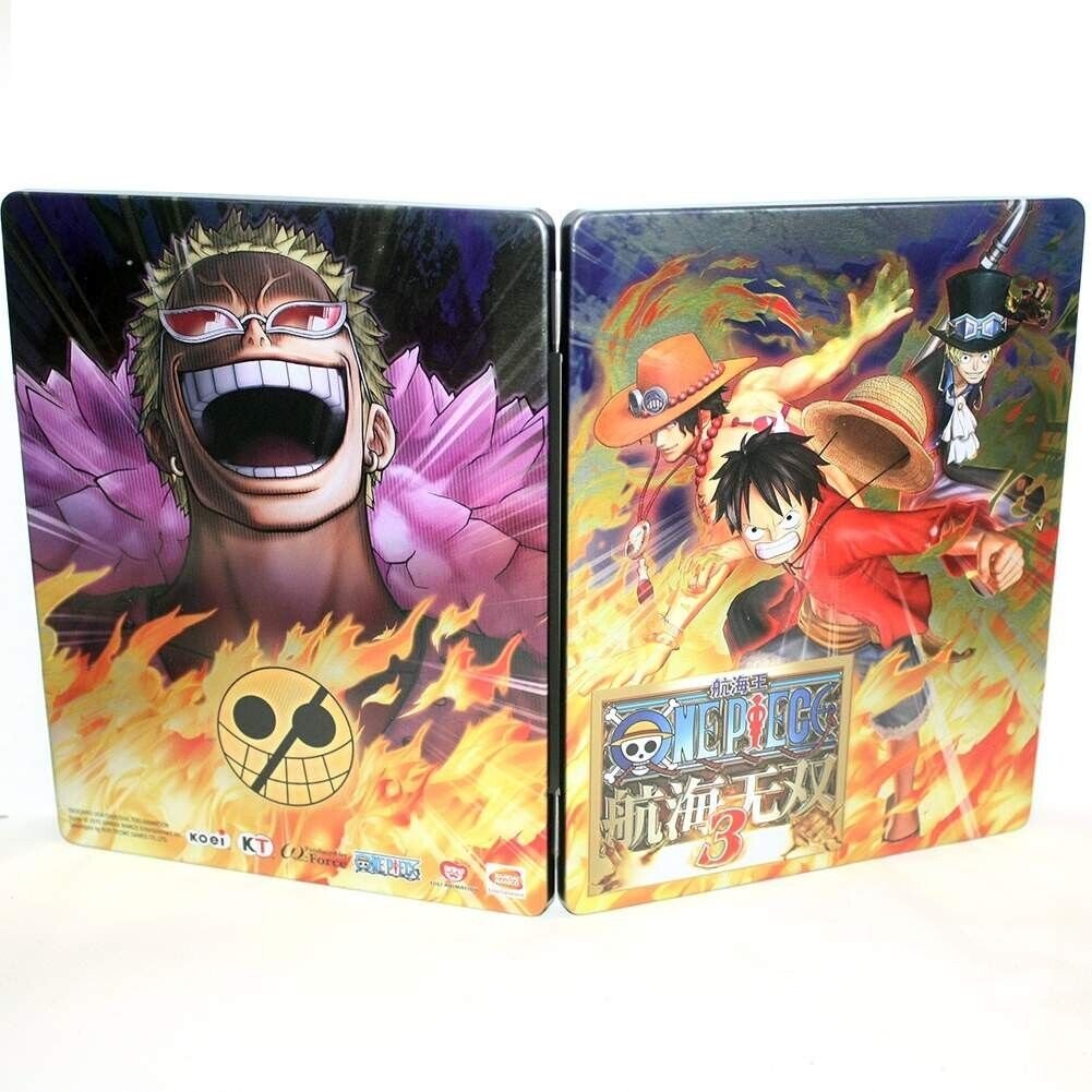 Official OnePiece:PirateWarriors3 Limited Edition SONY PS4 PS5 SteelBook G4