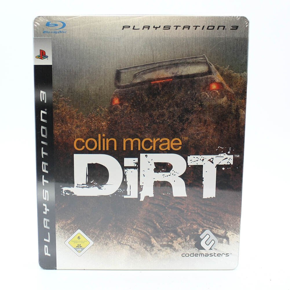 Sealed Colin McRae Dirt SteelBook PS3 (Sony PlayStation 3 2007) Limited Edition