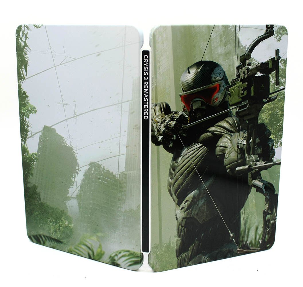 New  Official Limited Edition Crysis 3 Remastered Steelbook Case No Game For NS