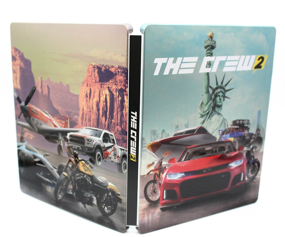 New Rare Official Limited Edition PS4 The Crew 2 G2 Steelbook Case No Game