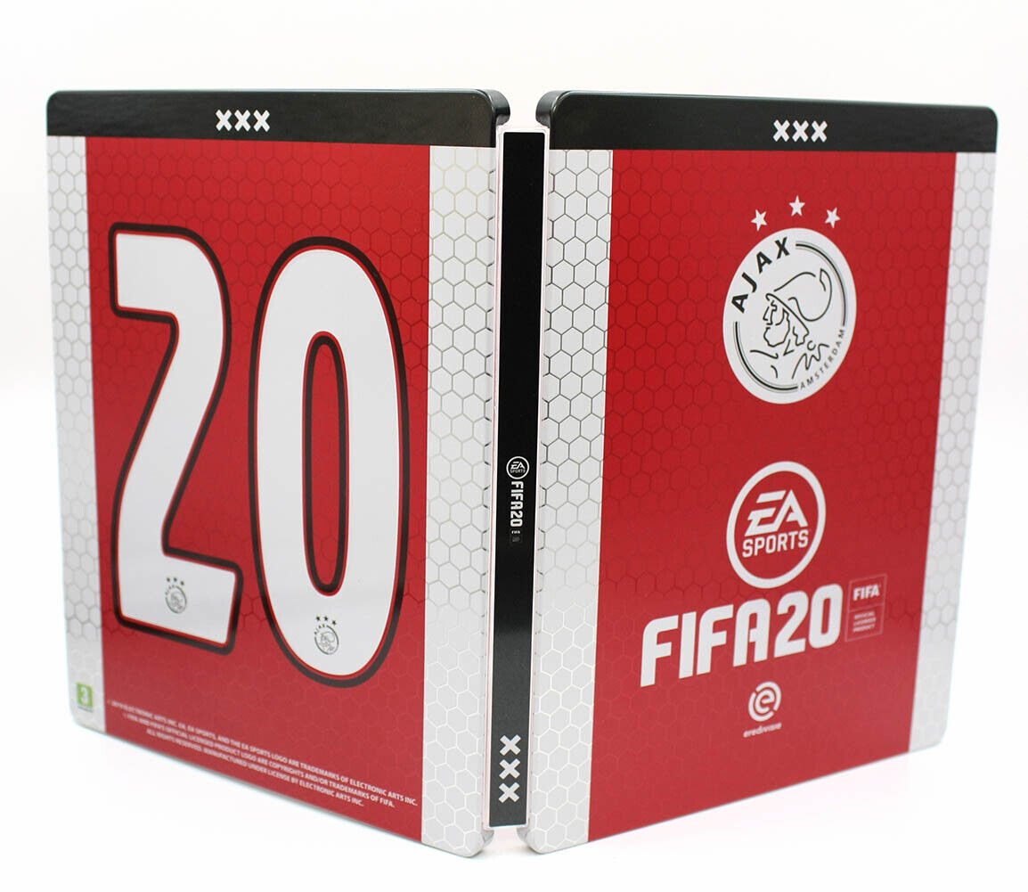 New Rare Official Limited Edition EA Sport AJAX FIFA20 G2 Steelbook Case No Game