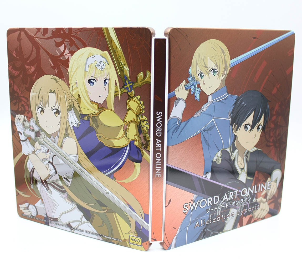 New Official Limited Sword Art Online: Alicization Lycoris G2 Steelbook Case