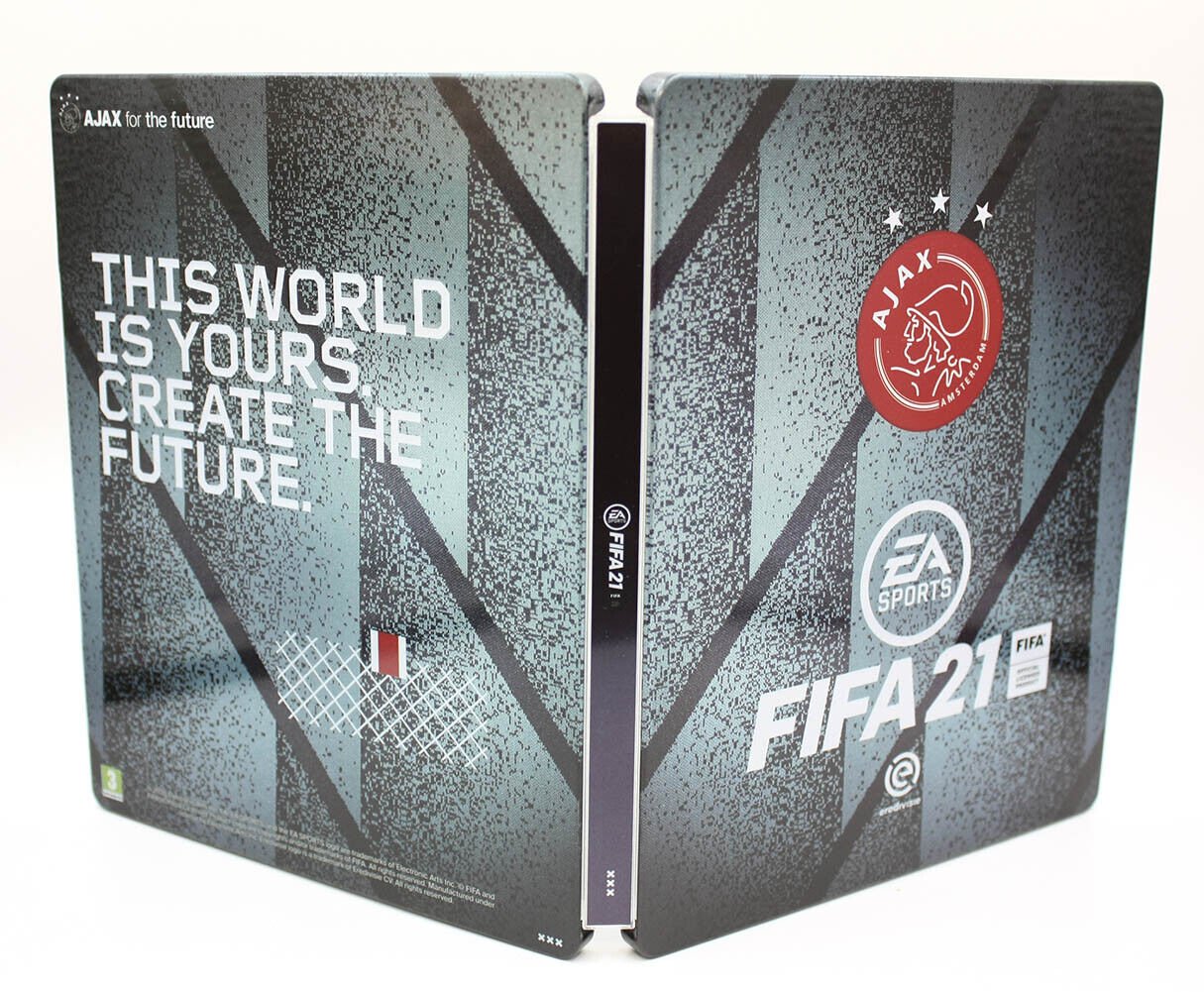 New Rare Official Limited Edition EA Sport AJAX FIFA21 G2 Steelbook Case No Game