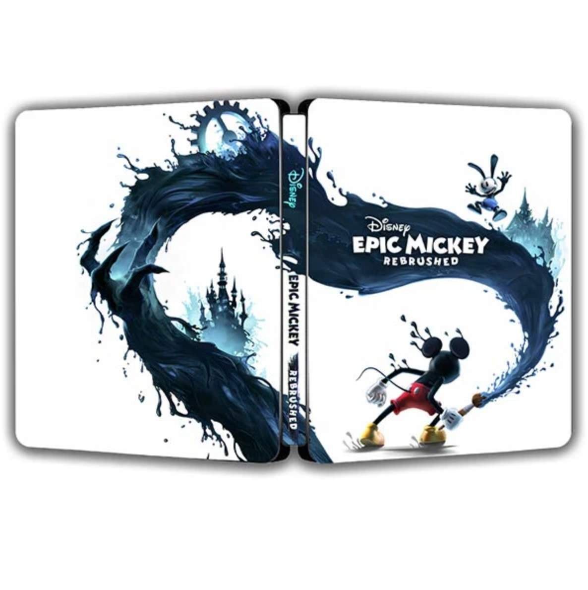 New Rare Limited Edition Disney Epic Mickey Rebrushed Steelbook Case Custom Made