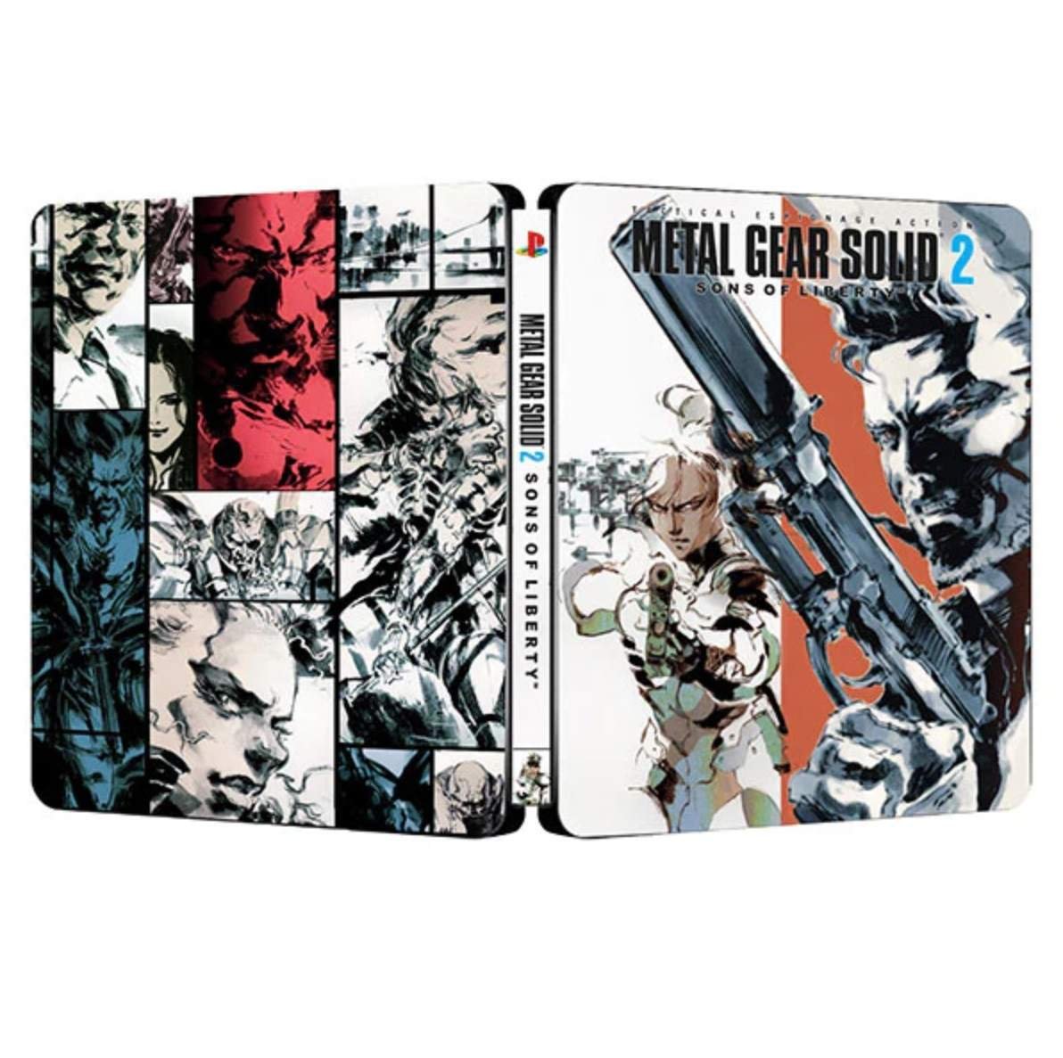 New Limited Metal Gear Solid 2 Sons of Liberty G2 Steelbook Case Custom Made