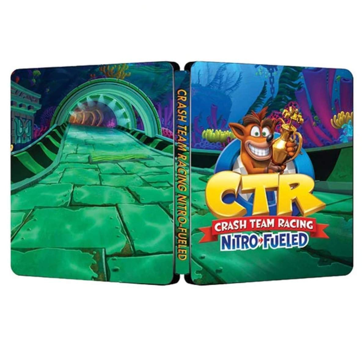 New Limited Edition Crash Team Racing CTR Nitro G2 Steelbook Case Custom Made