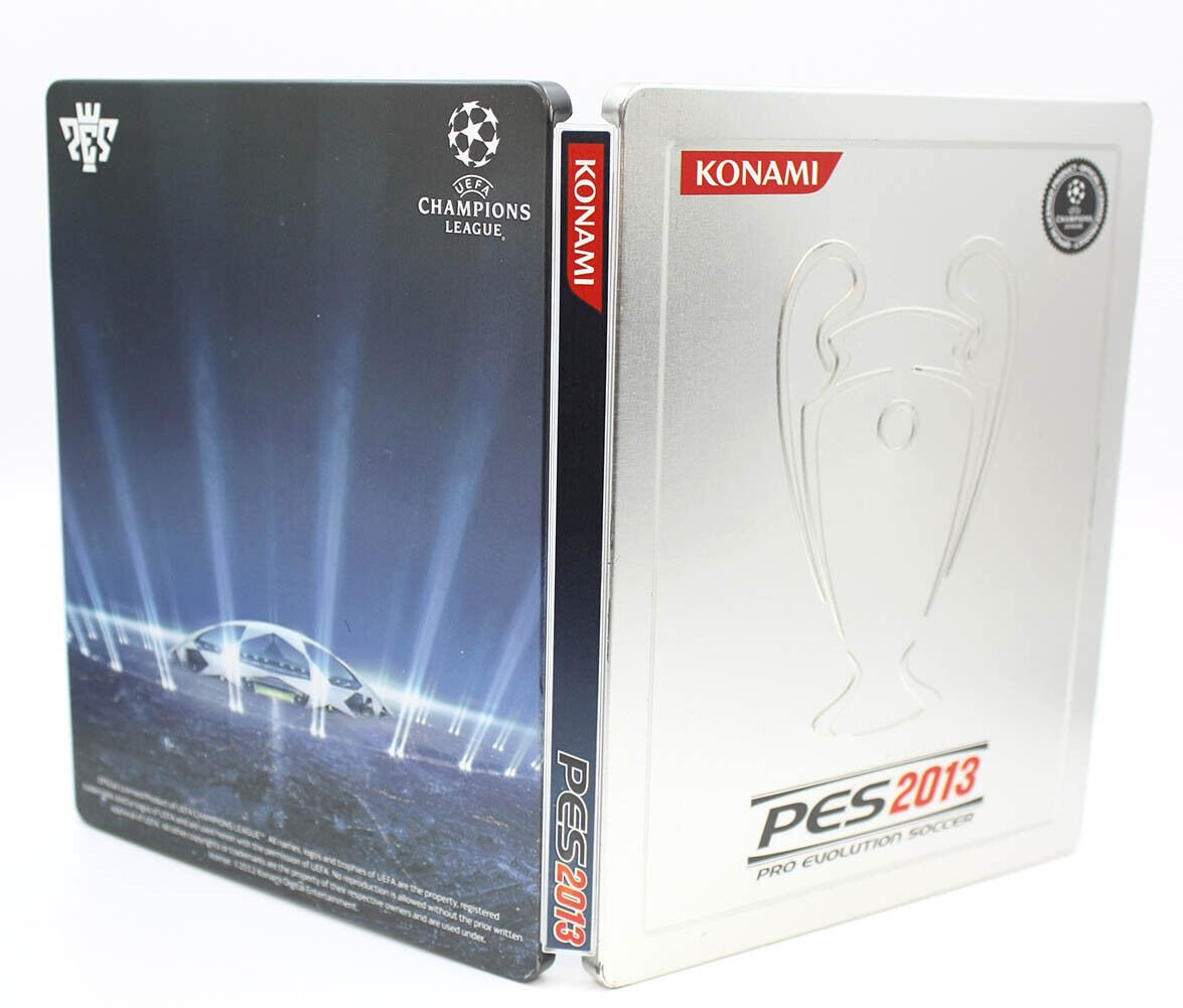 New Official Limited Edition PES2013 Pro Evolution Soccer Steelbook Case No Game
