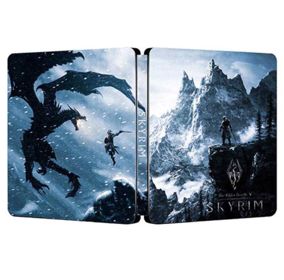 New Limited Edition The Elder Scrolls V Skyrim Legacy Steelbook Case Custom Made