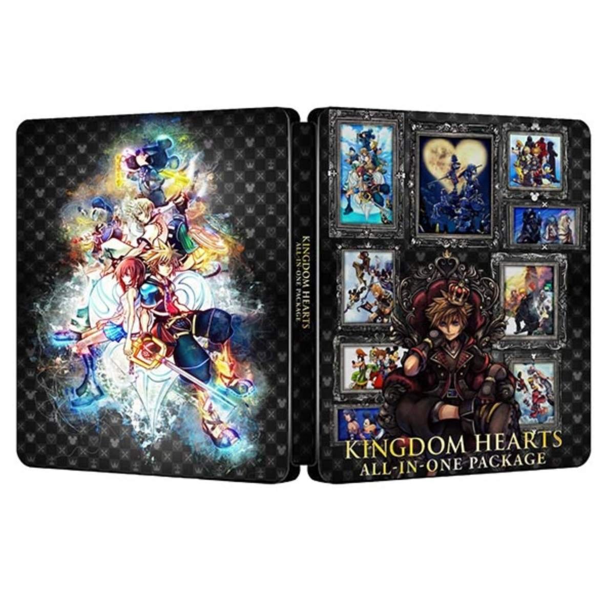 New Limited Kingdom Hearts all in one Package G2 Steelbook Case Custom Made