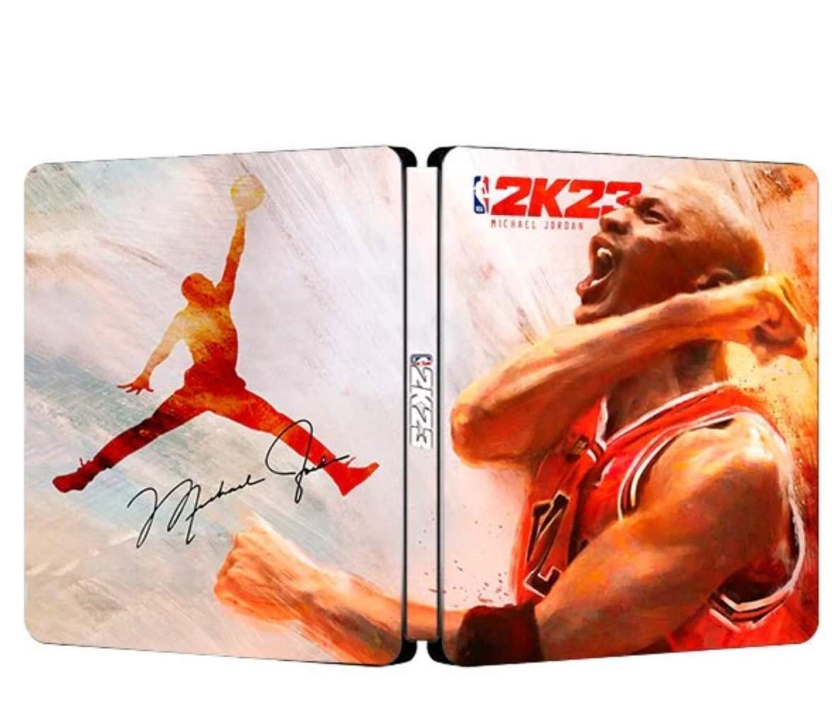 New Rare Limited Edition NBA 2K23 Michael Jordan G2 Steelbook Case Custom Made