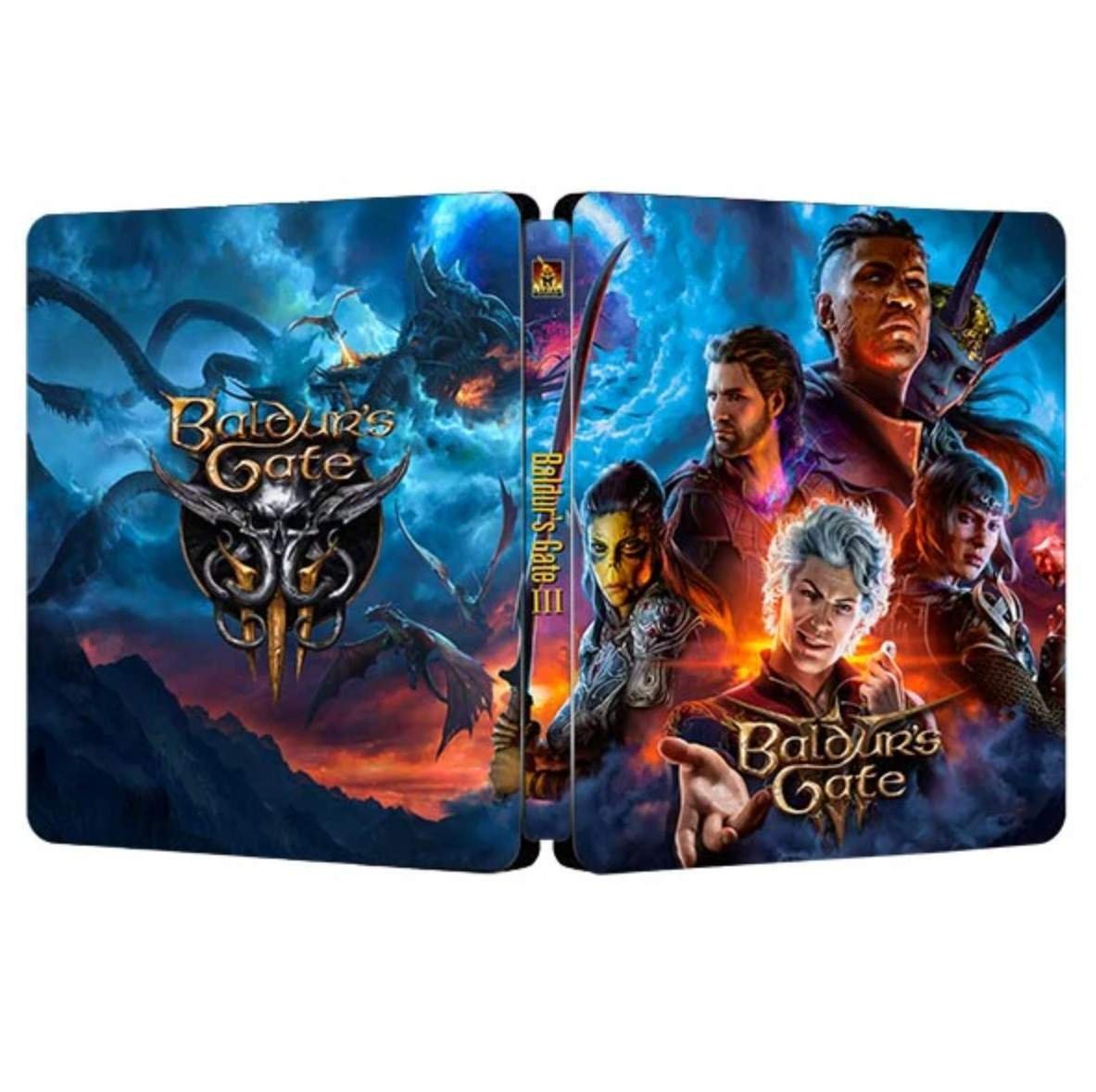 New Rare Baldur's Gate 3 D&D Limited Editioin G2 Steelbook Case Custom Made