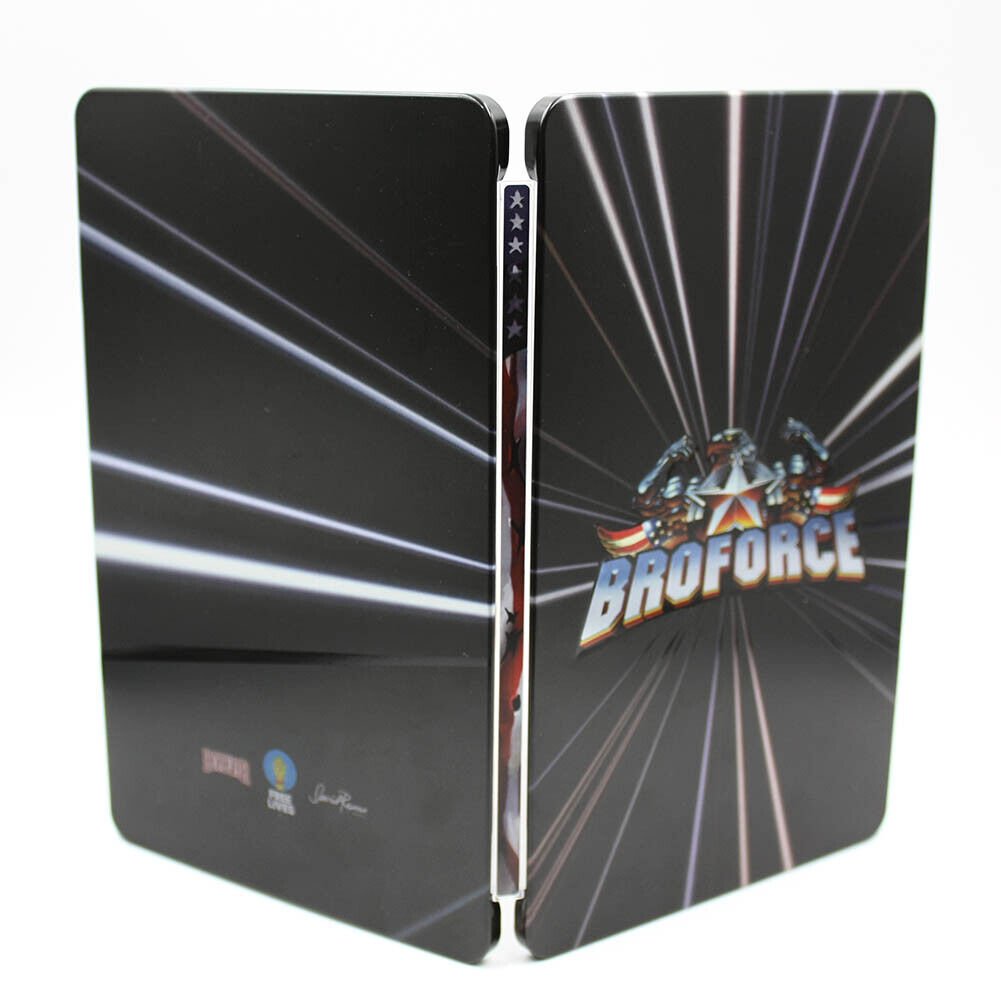 New Rare Official Limited Edition BroForce Steelbook Case For Nintendo Swith NS