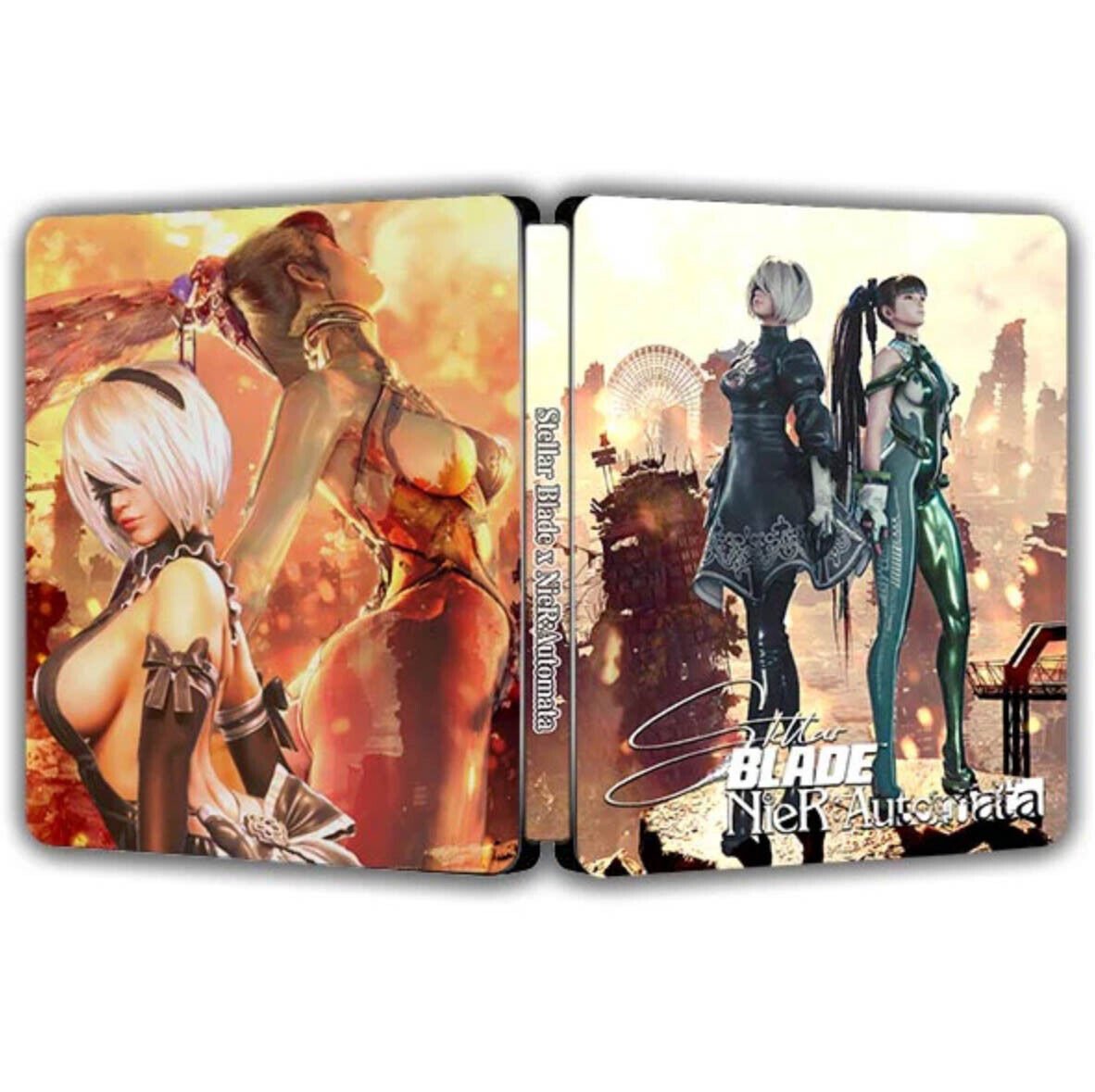 New Limited Edition Stellar Blade x NieR Automata DLC Steelbook Case Custom Made