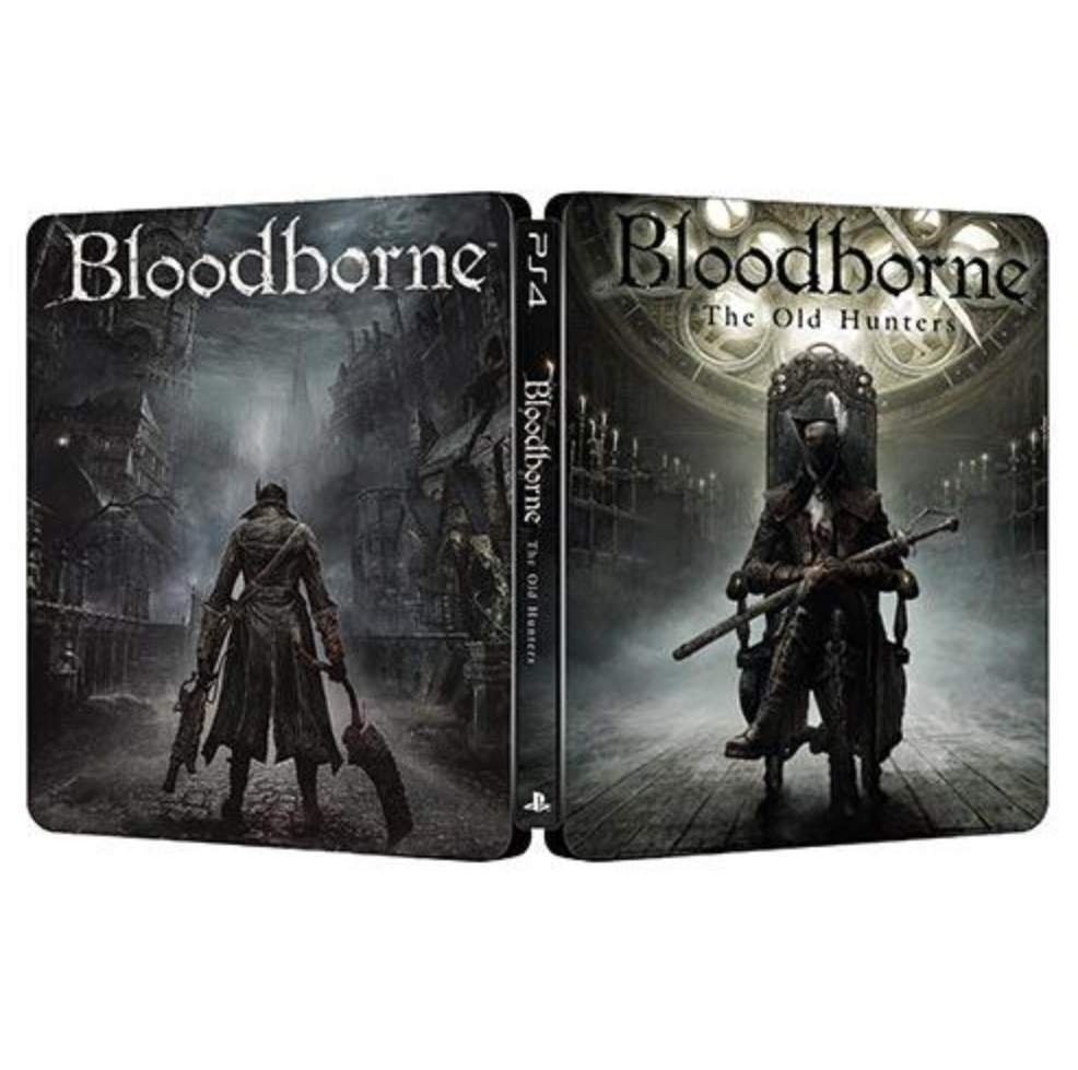 Limited Edition Bloodborne The Old Hunters PS4 Steelbook Case Custom Made