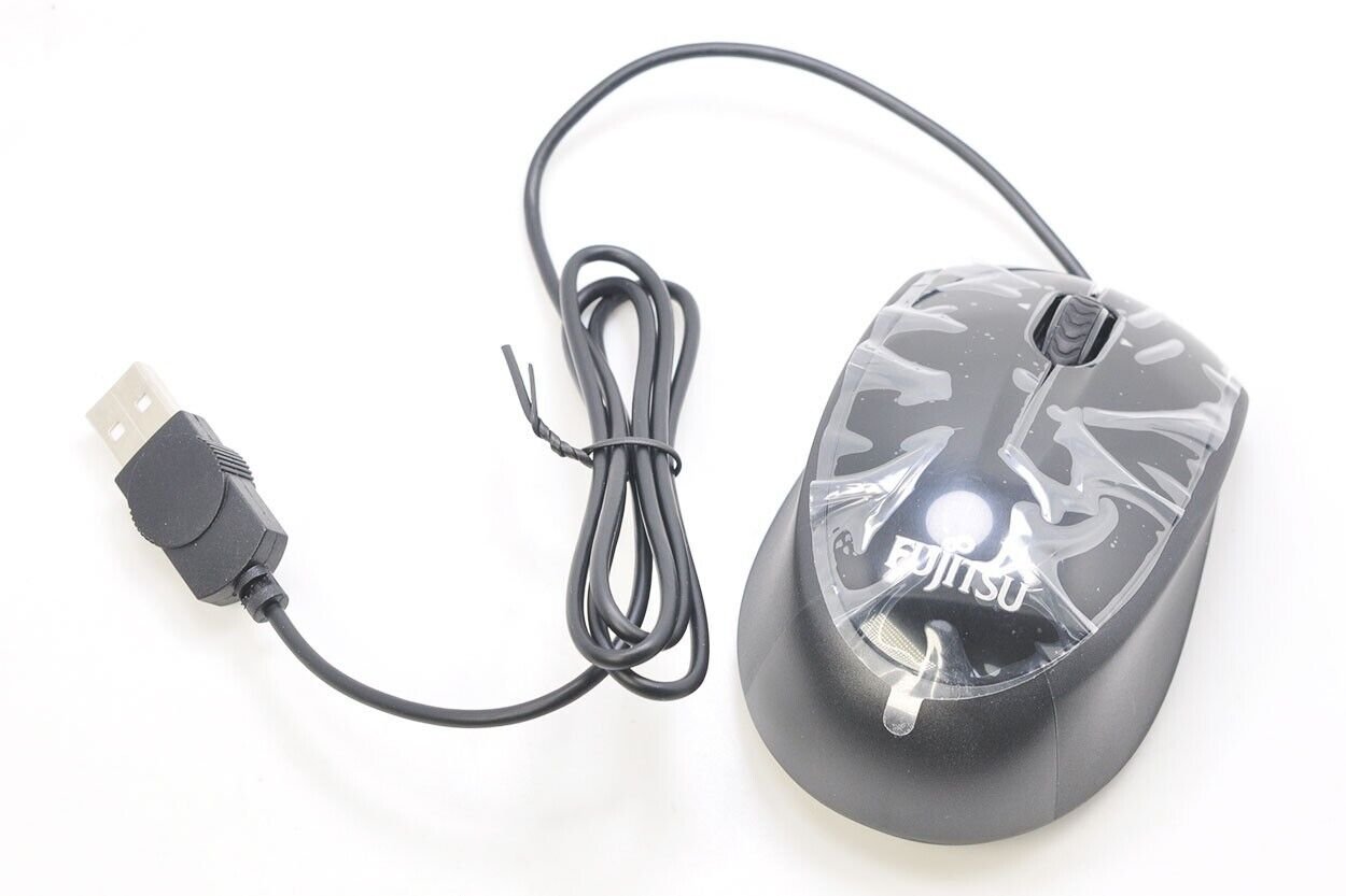 New Genuine FUJITSU USB Optical Mouse PAW3210DB 1000DPI 5-button FMV-MO313 CP759