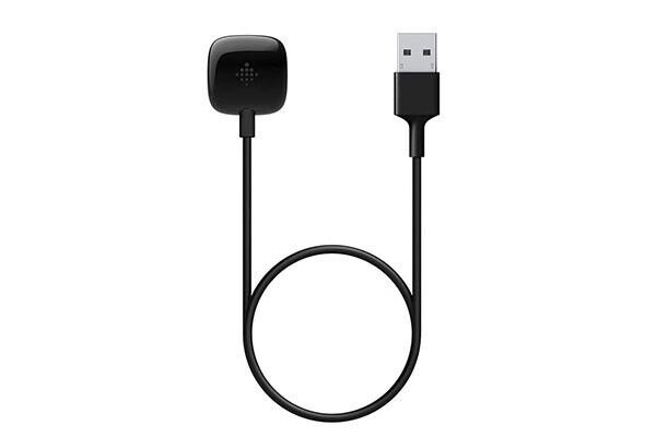 Fitbit Versa 3 & Sense Magnetic 1ft USB Charger Cable - Black