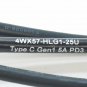 1.8M DELL USB Type-C Cable USB 3.2 Gen1 20G 20V5A 100W PD3 5K50318502 SI00A76 4W