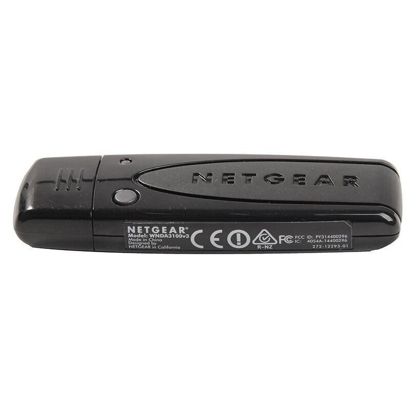 Netgear WNDA3100 V3 USB WiFi Wireless-N Dual Band N600 300Mbps Network Adapter