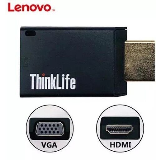 Lenovo ThinkPad P50 X260 X1 Carbon 3rd HDMI To VGA Adapter Dongle Cable 03X7468
