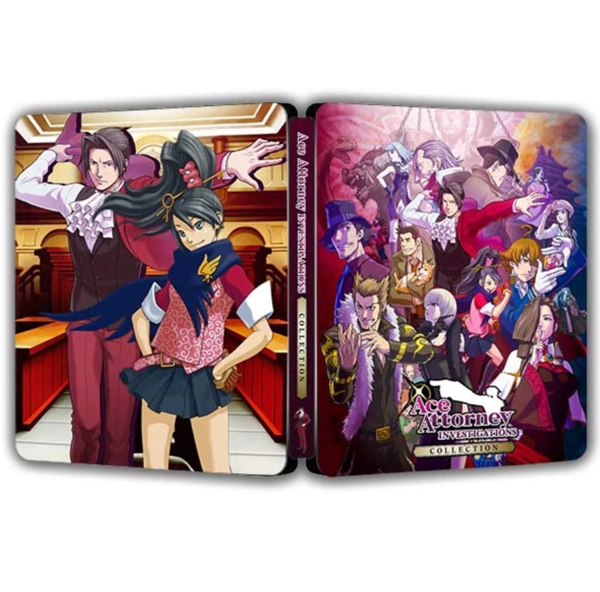 Limited Ace Attorney Investigations Collection G2 Steelbook Case Custom Made