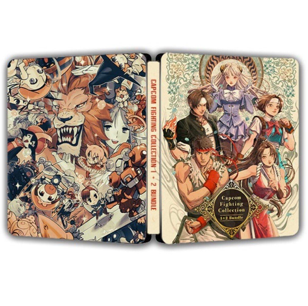 New Limited Edition Capcom Fighting Collection 1 Steelbook Case Custom Made