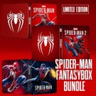 Spider-Man 1, 2 & Miles Morales Limited Bundle 3X Steelbook Case Custom Made