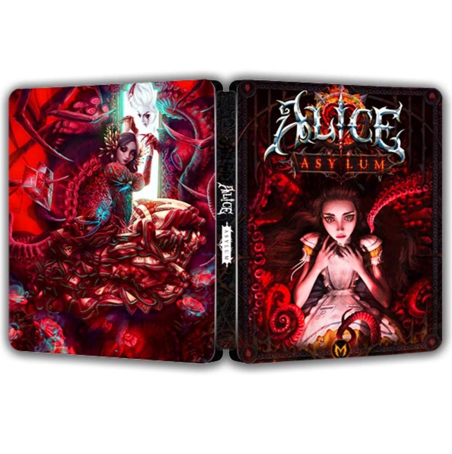Limited Edition Alice Asylum Reality Steelbook Case Custom Made