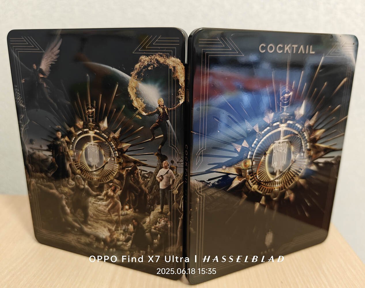 New Rare Official Limited Edition New World Cocktail Fate Steelcase Iron box
