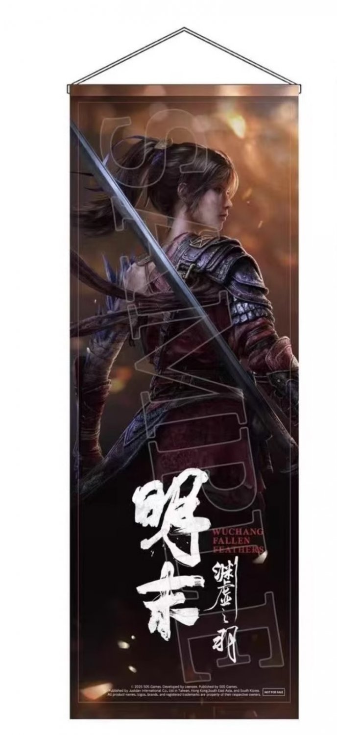 New Official PS5 Wuchang Fallen Feathers Limited Edition Art Painting (No Game)
