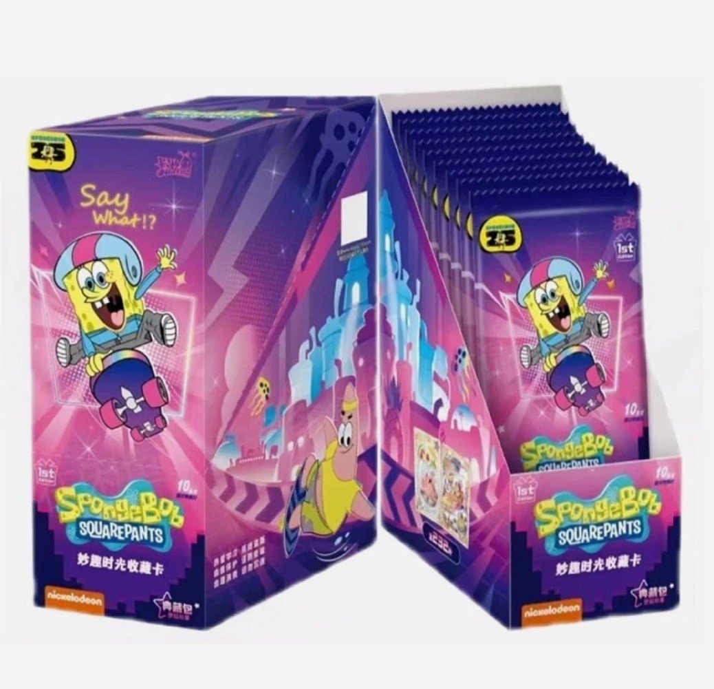 SpongeBob SquarePants Collection Sealed Trading Cards Booster Box First Dream