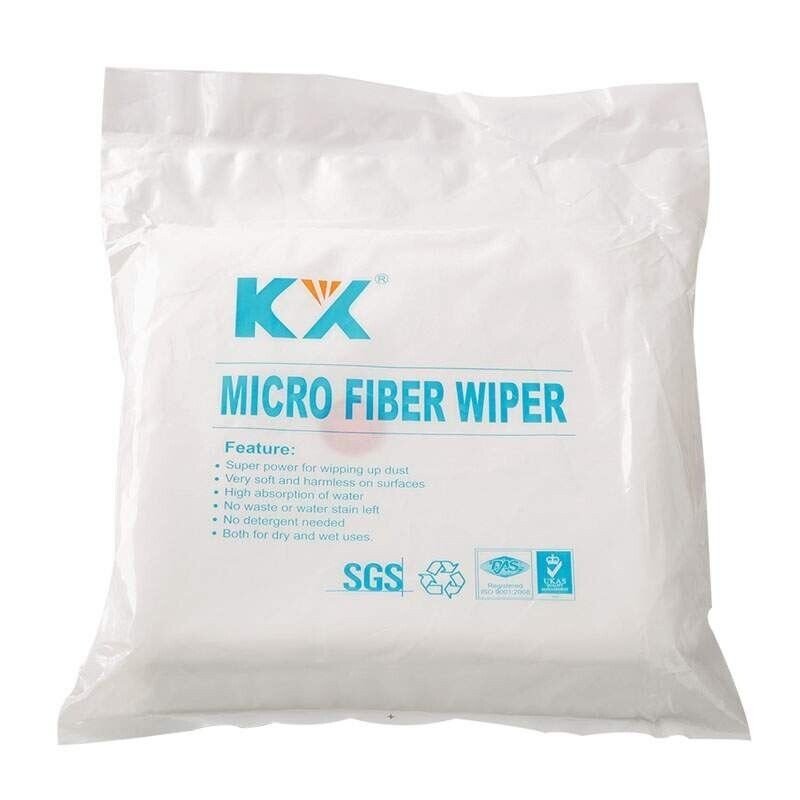 100pcs 6&acirc;�&sup3; Cleanroom Wipers Microfiber Anti Static Non Dust Cloth for Mobile...