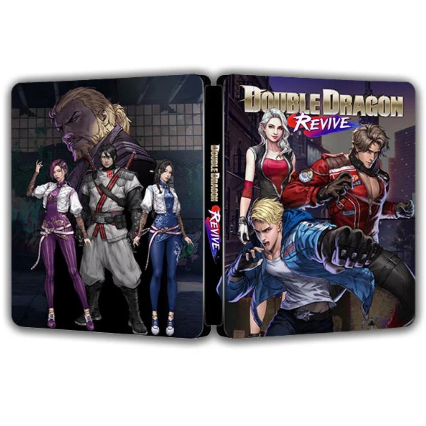 Custom Made Limited Edition Double Dragon Revive BeatEmUp Steelbook Case New