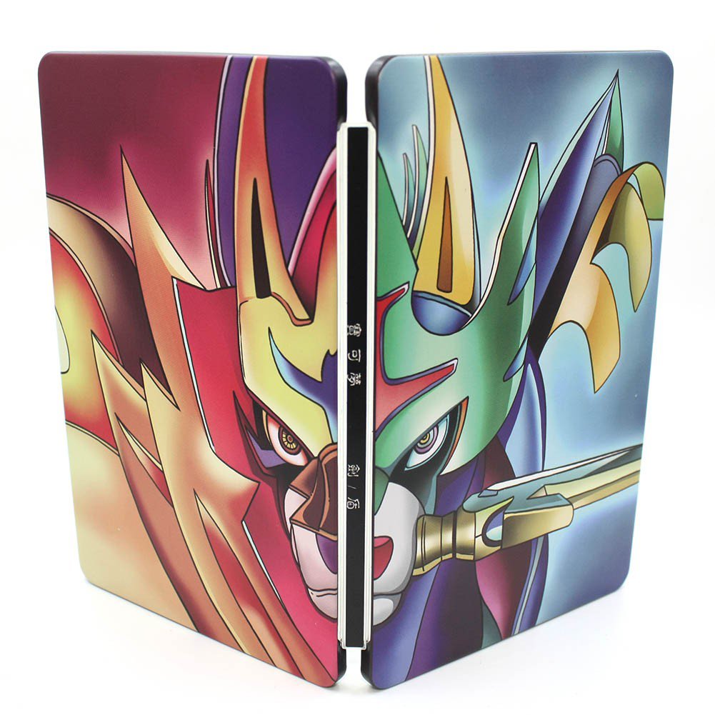 New Limited Pok&Atilde;&copy;mon Sword and Shield Steelbook Custom Made For Nintendo Switch