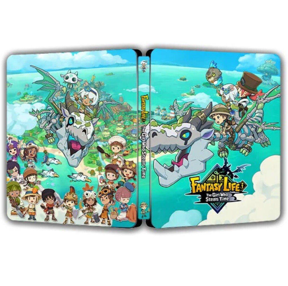Limited Edition FANTASY LIFE The Girl Who Steals Time Steelbook Case Custom Made