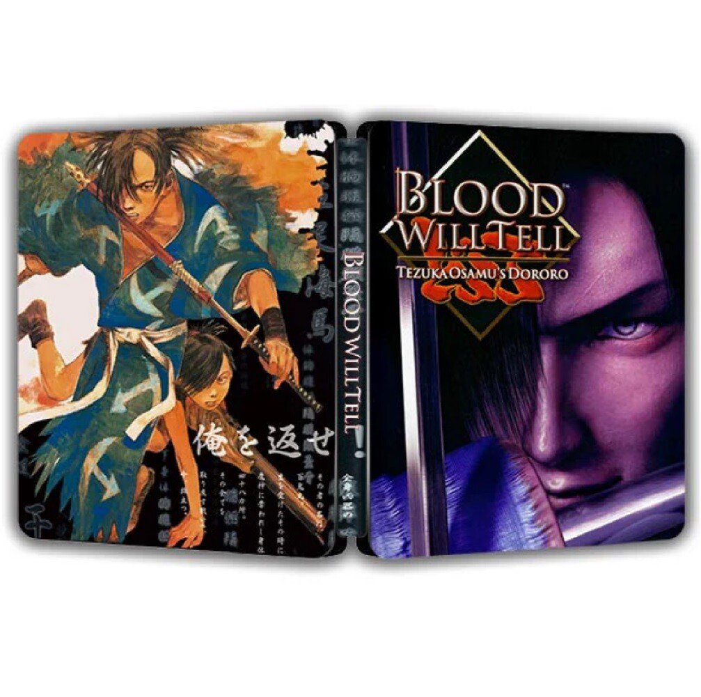 Limited Edition Blood Will Tell Dororo Retro Steelbook Case Custom Made