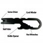 New Steel EDC Gaer Multi Tool Bottle Opener Outdoor Camping Pocket Gear GJK001