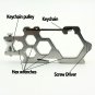 New Steel EDC Gaer Multi Tool Bottle Opener Outdoor Camping Pocket Gear GJK023