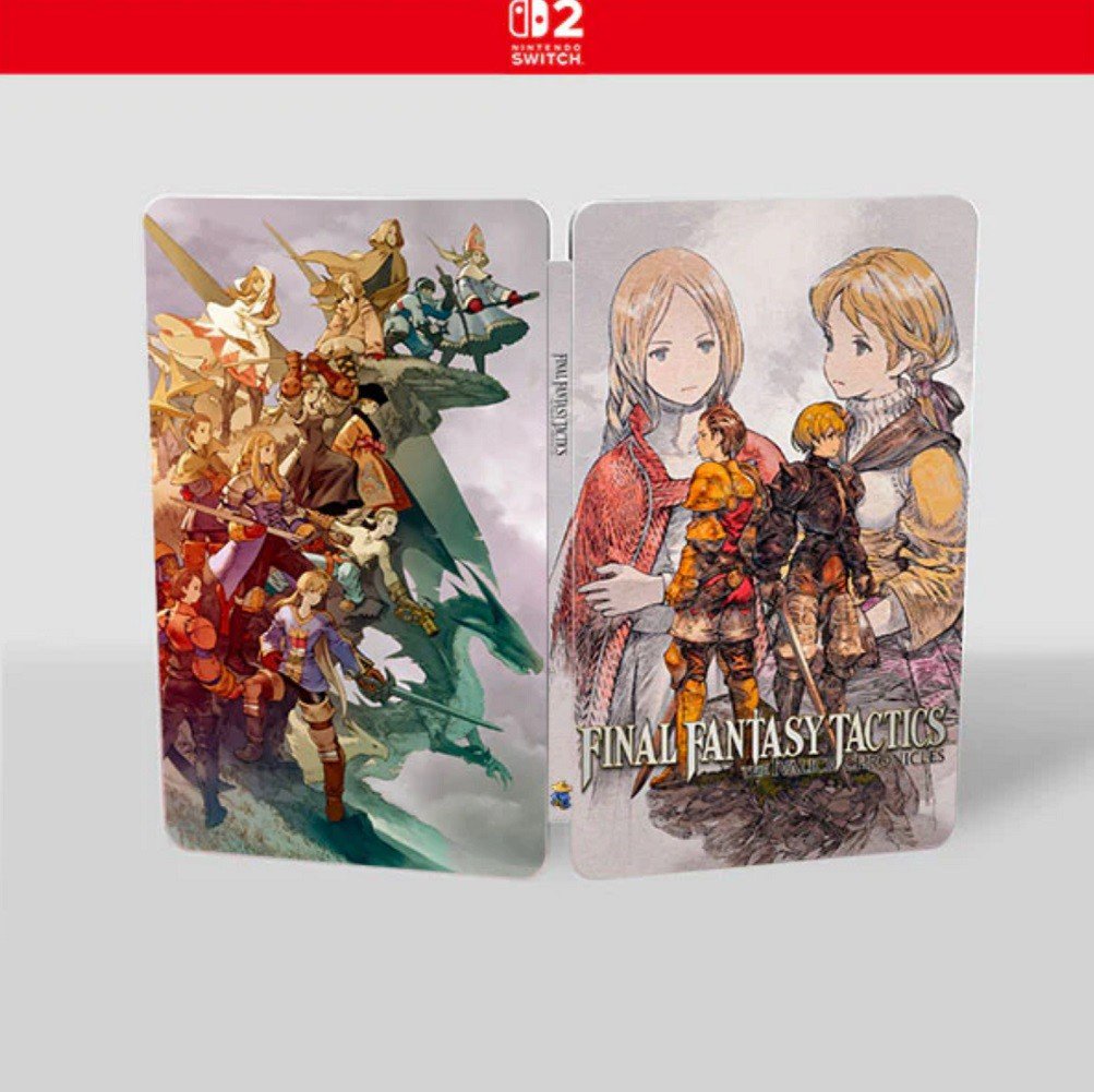 New Limited FINAL FANTASY TACTICS Steelbook Custom Made For Nintendo Switch2