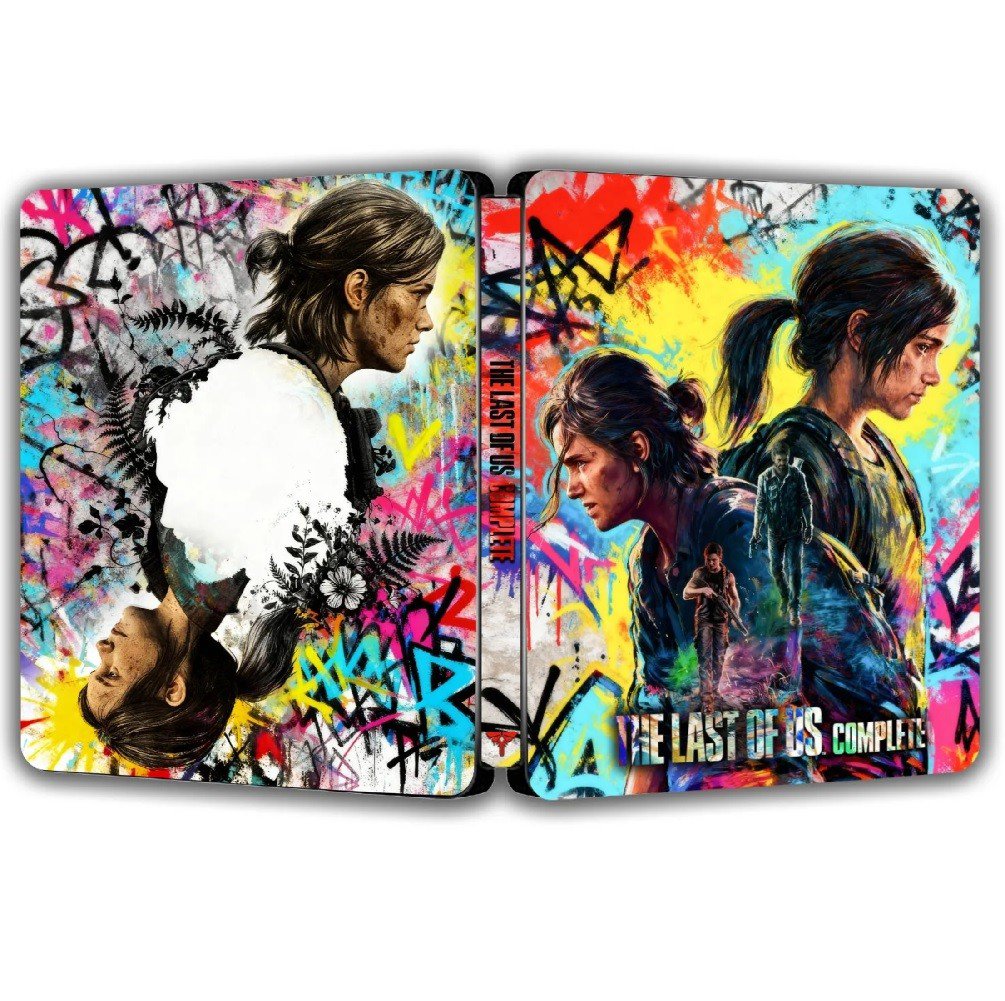 Custom Made Limited Edition THE LAST OF US Complete Graffiti Steelbook Case New