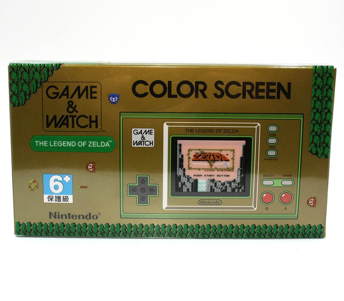 New Nintendo Game & Watch The Legend of Zelda Handheld Game Color HongKong Ver