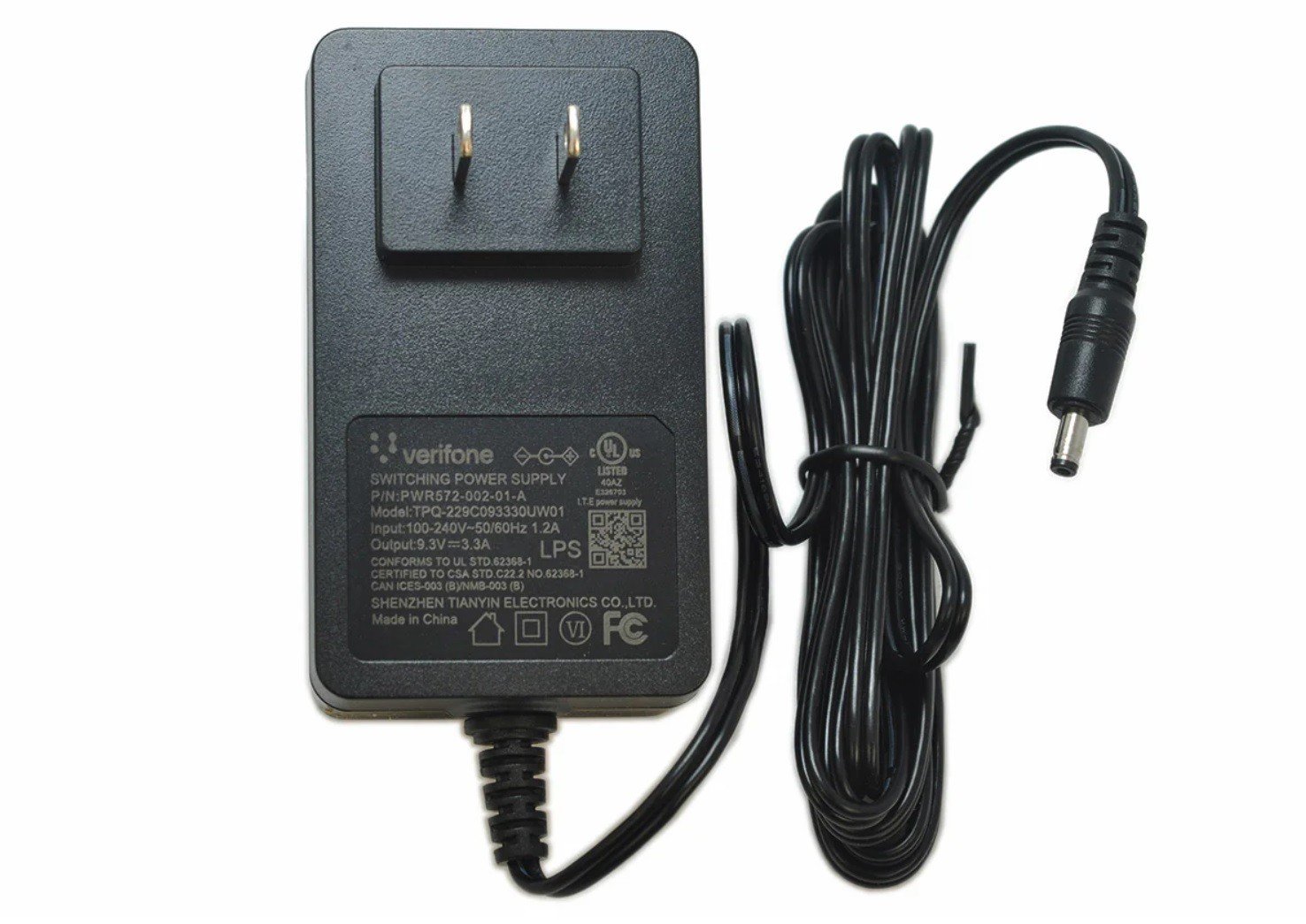 New Power Supply Verifone PWR572-002-01-A 9.3V 3.3A For Verifone V660C-A  POS