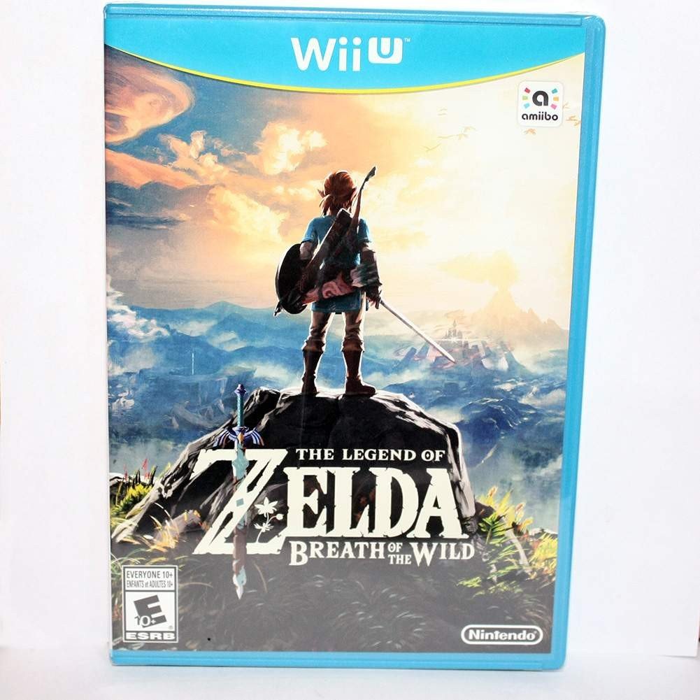 New Sealed RARE Game The Legend of Zelda Breath of the Wild Nintendo Wii U USA V