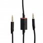 Inline Mute Audio Cable for Logitech ASTRO A10 & A40 Gaming Headset, 2m, 3.5mm
