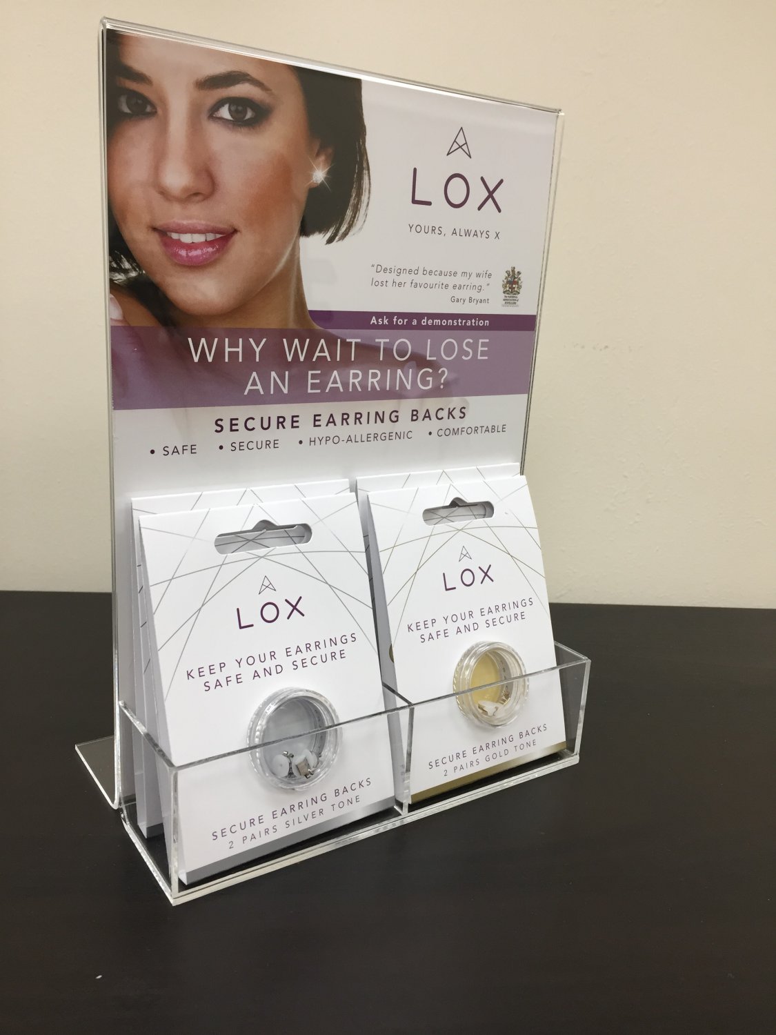 Lox - Locking earring backs 