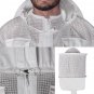 3 Layers Ventilated Ultra Breeze Bee Suit for Men & Women Beekeeper with Round Veil Beekeeping Hat