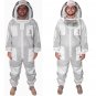 3 Layers Ventilated Ultra Breeze Bee Suit for Men & Women Beekeeper with Fencing Veil Beekeeping Hat
