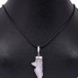Feelone Qurtz Silver Protection Crystals and Stones Silver Chain Necklace Gifts for Women & Men